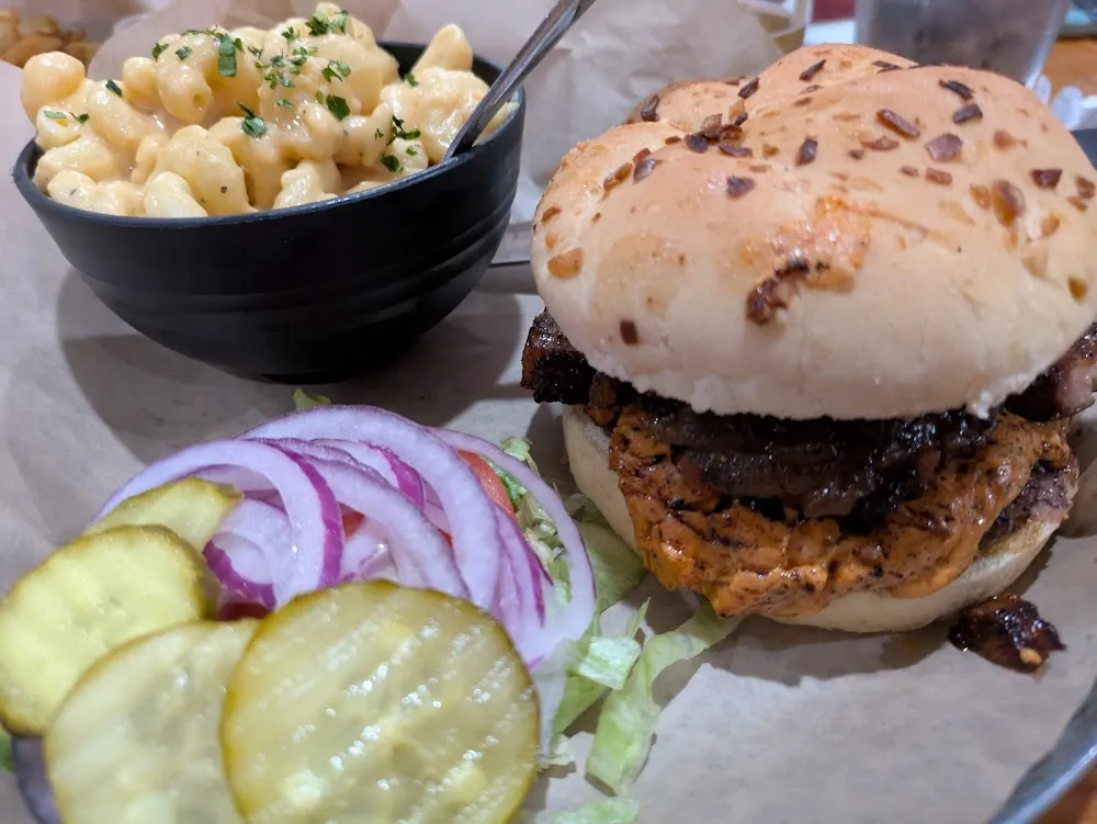 Smash Burger and Fries